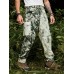 Men Two Tone Camo   Tie Dyed Multi Pocket Ankle Length Cargo Pants