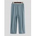 Men Retro Casual Wide Leg Cotton Linen Loose Yoga Pants