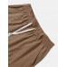 Men Pinstriped Utility Flat Pocket Ankle Length Drawstring Long Pants