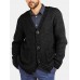 Men Vintage Knit Button V  Neck Double Pockets Casual Cardigans